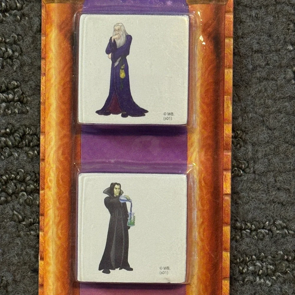 Vintage Harry‎ Potter Rubber Stamp Lot Of 3 Hermione Snape Dumbledore Hogwarts
